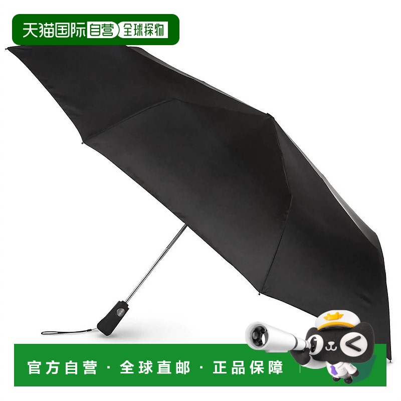 自营 totes女式Line高尔夫自动开/关高尔夫伞黑色-黑色 美国奥莱