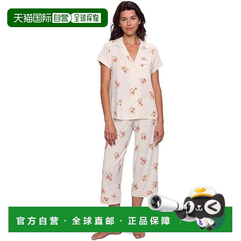 自营Eberjey Gisele PJ1141TSZC Pajama Set Women's  Floral Ivo