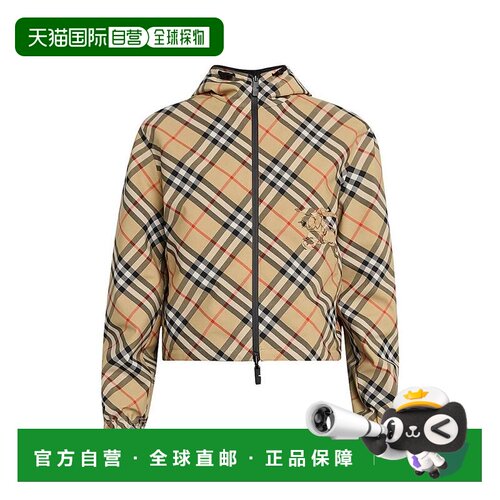 1h可退 【美国直邮】burberry 女士 外套女装夹克风衣长袖