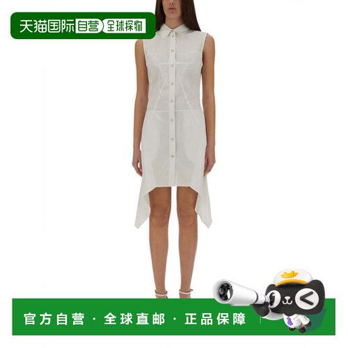 自营helmut langBustier Shirt Dress - white 美国奥莱直发