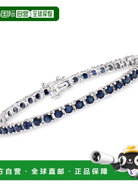 自营Ross-Simons Sapphire Tennis Bracelet in Sterling Silver