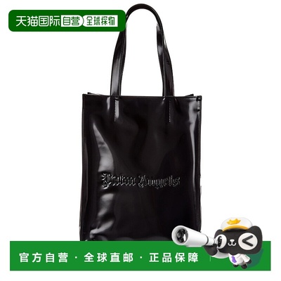 自营Palm Angels Shiny Classic Logo Tote - black 美国奥莱直发