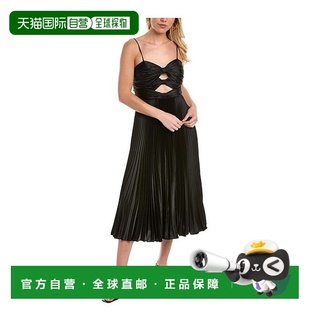 美国直邮AMUR 长裙连衣裙女士服饰紧身礼服鸡尾酒晚礼服百褶时尚