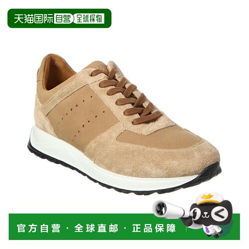 自营Allen Edmonds Everett绒面革运动鞋-棕色 美国奥莱直发