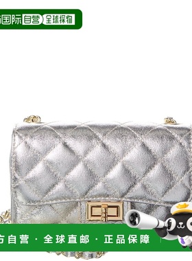 自营Persaman New York Jennie Metallic Quilted Leather Crossb