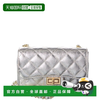 自营Persaman New York Jennie Metallic Quilted Leather Crossb