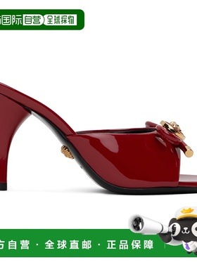 1h可退 香港直邮潮奢 versace 范思哲 女士 红色 Opera Bow Paten
