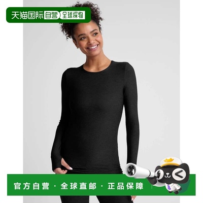 自营Beyond Yoga Featherweight Top Women's Black Classic Crew