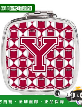 自营 Carolines Treasures CJ1065-YSCM 字母 Y 足球深红色&正品