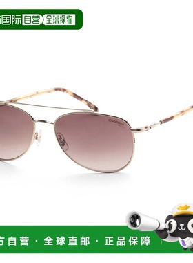 自营Carrera 男女通用 CA224S-0J5G-HA 时尚 58 毫米玫瑰金太阳镜
