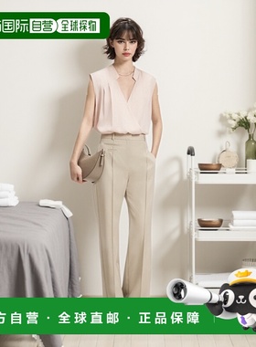 自营 boss弹力丝绸常规合身衬衫-浅紫色 美国奥莱直发