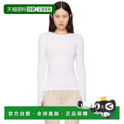 1h可退 香港直邮潮奢 BITE 女士 白色 Transparent 长袖 T 恤 111
