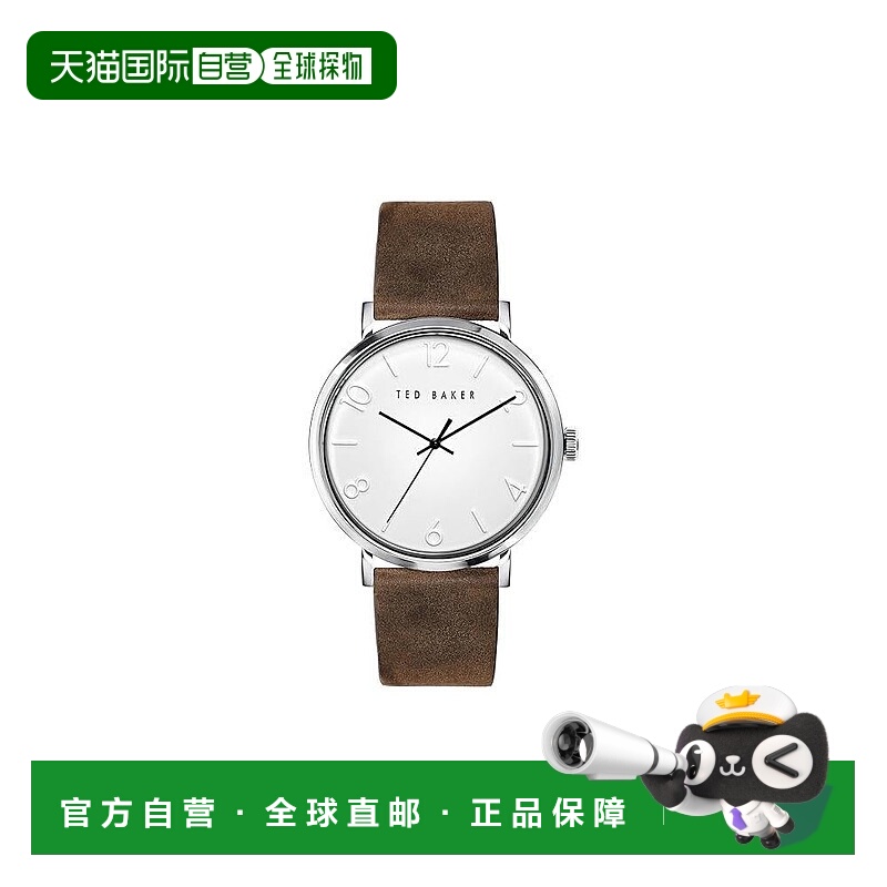 自营 Ted Baker TB Timeless Phylipa男士手表-棕色 美国奥莱直发