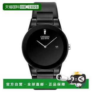 自营Citizen Men's Axiom Black Dial Watch - black 美国奥莱直