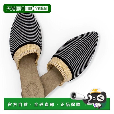 自营 charleston shoe co.Blakely 黑色穆勒鞋 - 黑色 美国奥莱直