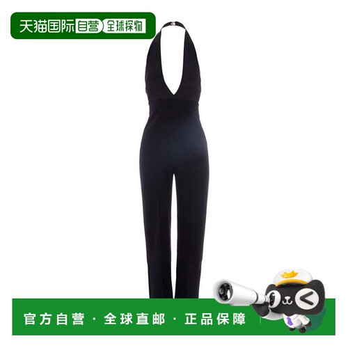 自营patrizia pepeBlack Flowy Jumpsuit - black 美国奥莱直发
