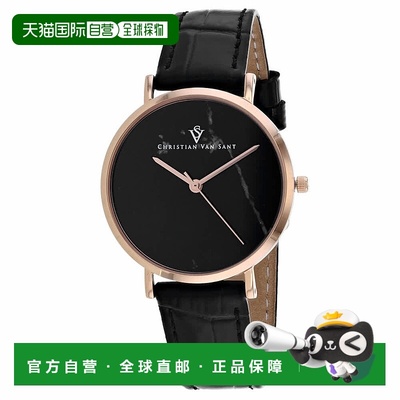 自营Christian Van Sant Women's Black dial Watch - black 美国