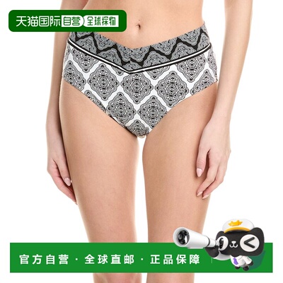 自营 La Blanca Oasis V-Front Bikini Bottom - black 美国奥莱