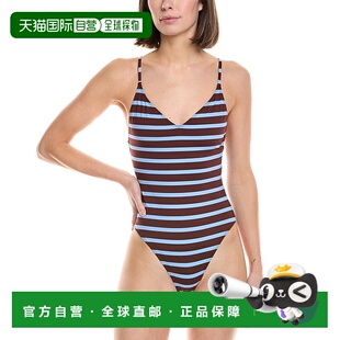自营 a.l.c.A.L.C Cleo Scoop Swimsuit - blue 美国奥莱直发泳衣