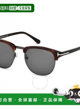 1h可退 美国直邮Tom Ford Henry Grey Square Men's Sunglasses F