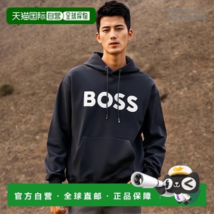 男式 Boss Hugo 美國奧 連帽衫 海軍藍 Sullivan 自營