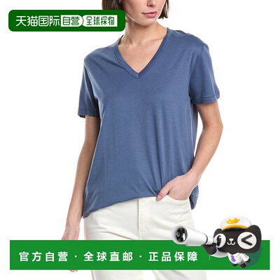 自营Majestic Filatures Semi-Relaxed T-Shirt - blue 美国奥莱
