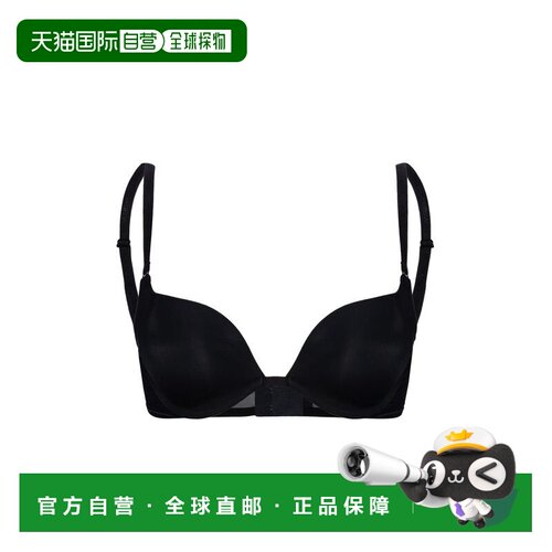 自营wolford接合至Tulle俯卧撑文胸-黑色 美国奥莱直发