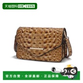 鳄鱼压纹纯素皮革单肩包 自营 collectionVanta Saddle mia