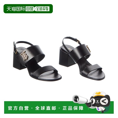 自营Burberry Motif Monogram Leather Sandal (Authentic Pre-Lo
