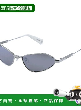 自营Jacquemus Sunglasses Cat Eye Full Rim, Gold Frame And Br