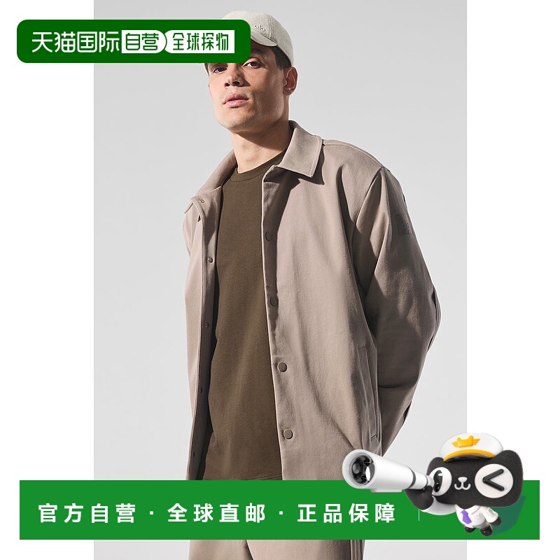 美国直邮AloYoga男士翻领排扣长袖夹克外套M4175R