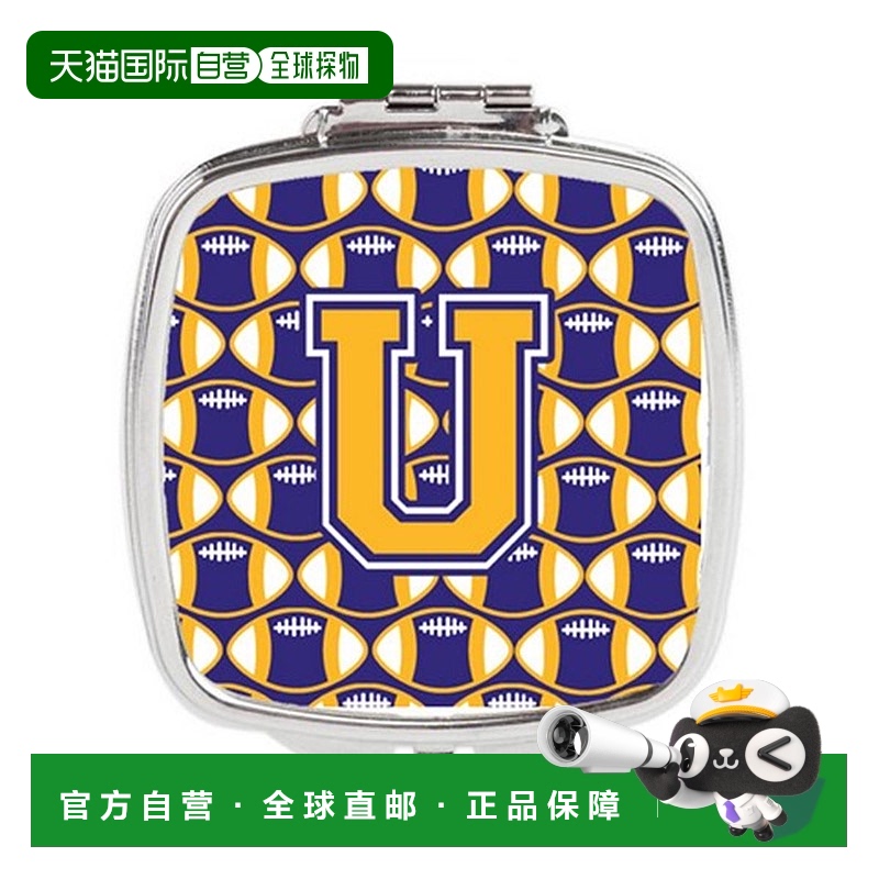 自营 Carolines Treasures CJ1064-USCM 字母 U 足球紫色和正品
