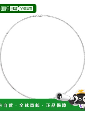 自营Ross-Simons Italian 2mm Sterling Silver Omega Necklace -