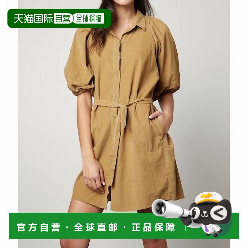 自营 velvet by graham & spencer卡迪纽扣连衣裙在古代-古代 美