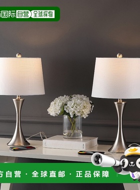 自营 jonathan yBennett 22.75 英寸现代魅力铁沙漏 LED 台灯，带