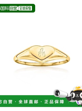 自营Ross-Simons Child's 14kt Yellow Gold Personalized Heart