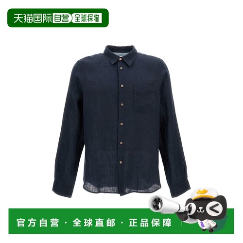 自营paul smithComfort-Fit Linen Shirt With Pointed Collar An