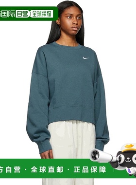 【美国直邮】Nike 蓝色 Sportswear Essential 短款套头衫 运动卫