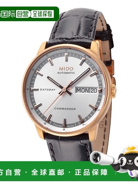 自营 mido/美度 女士指挥官 II 33 毫米自动腕表 黑色 美国奥莱直