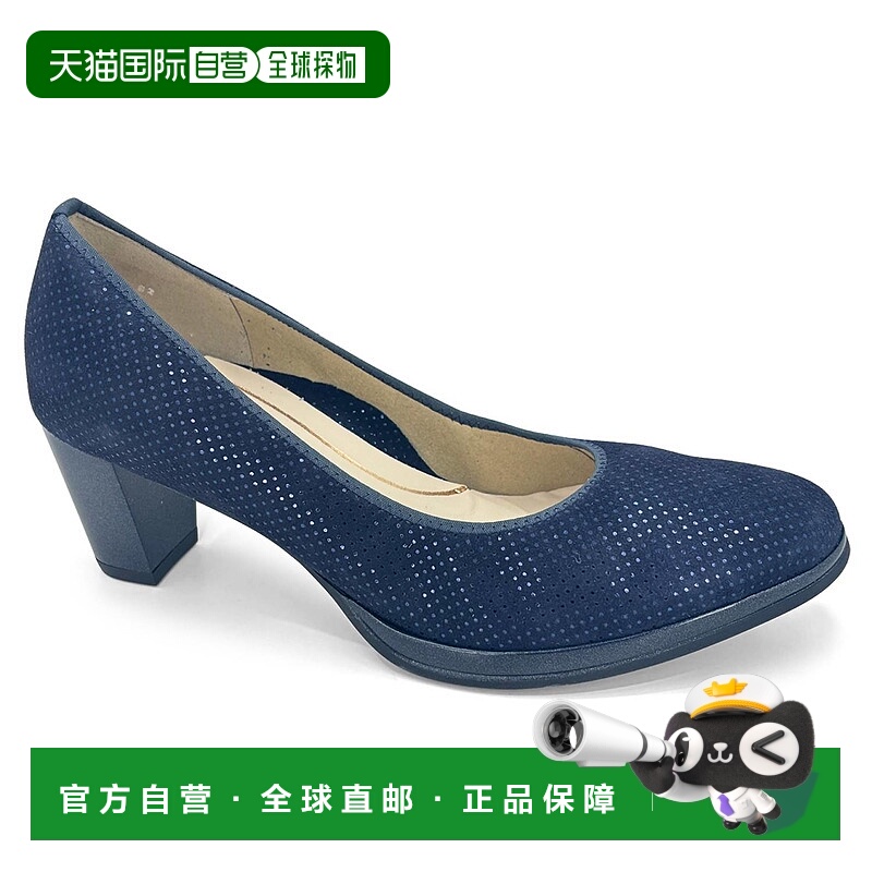 自营 ara海军女式Ophelia Pump-海军 美国奥莱直发高跟鞋单鞋