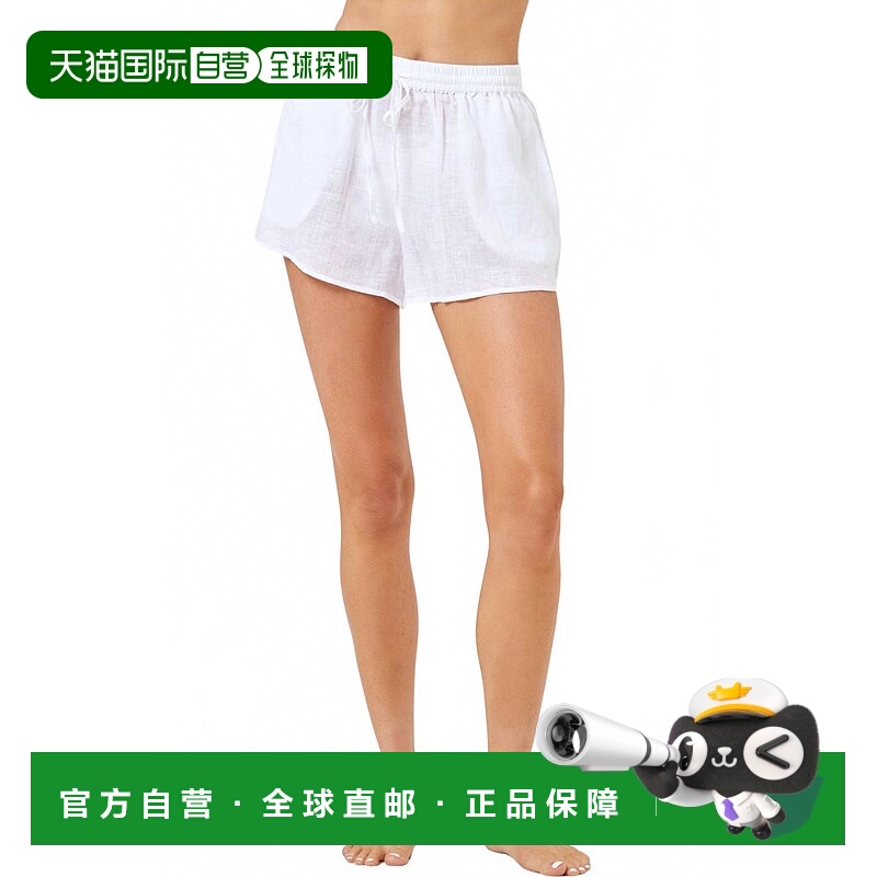 自营l spaceRio High Waist Short In White - white 美国奥莱直