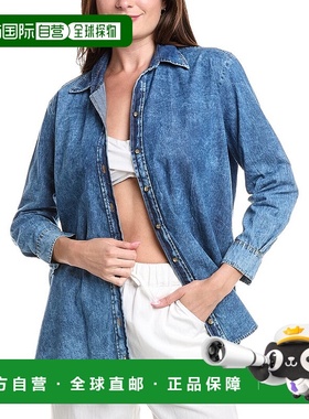 自营 PQ Swim Tilly Button Cover-Up - blue 美国奥莱直发