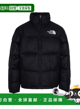 自营the north faceOversized Black Puffer Jacket With Integra
