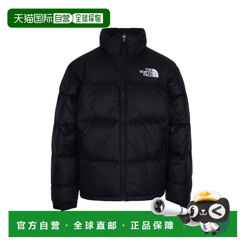 自营the north faceOversized Black Puffer Jacket With Integra