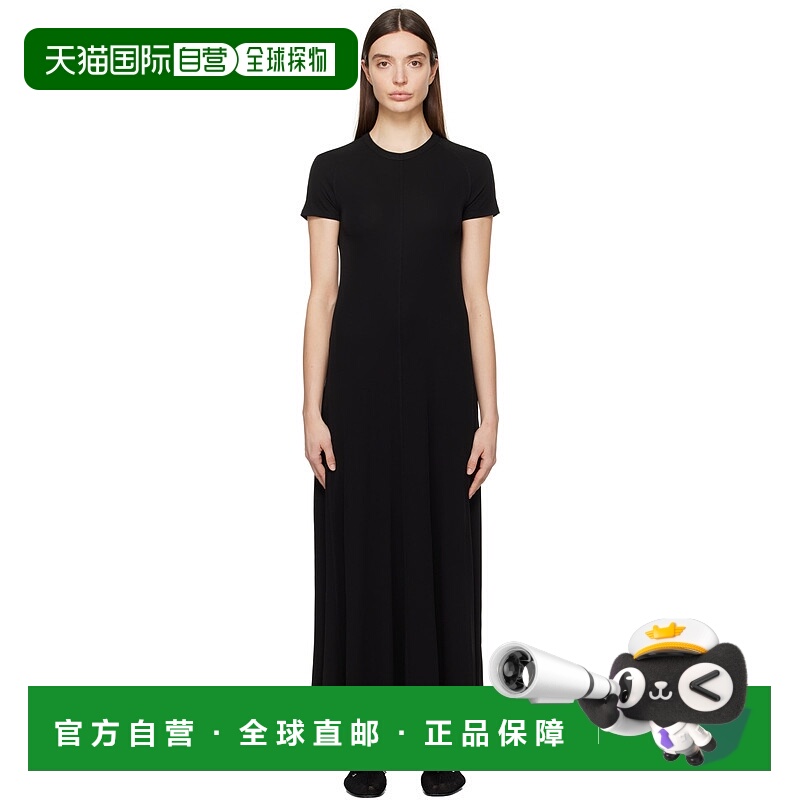 1h可退 香港直邮潮奢 TOTÊME 女士 黑色 Fluid 连衣裙 242WRD1696