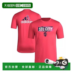 1h可退 【美国直邮】adidas 男士红色圣路易斯城 SC 本地流行 AER