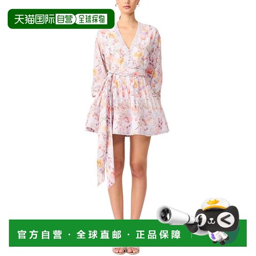 自营ELLIATT Ines Mini Dress - purple 美国奥莱直发连衣裙