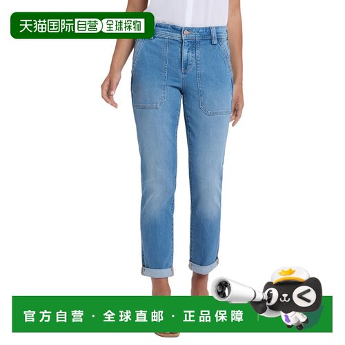 自营NYDJ Margot Vista Lakes Girlfriend Jean - blue 美国奥莱