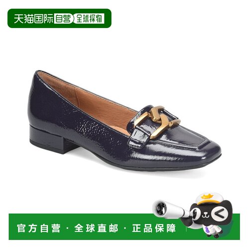 自营Sofft Erica Leather Flat - Blue 女鞋单鞋美国直发奥莱