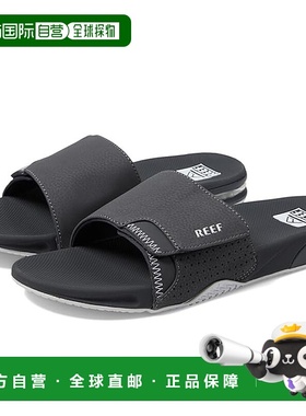 1h可退 香港直邮潮奢 reef 男士 Fanning 凉拖拖鞋 grey灰色 舒适